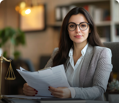 Law firm team collaborating